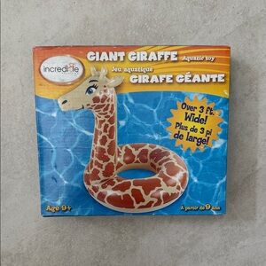 Incredible Giant Giraffe Pool Float